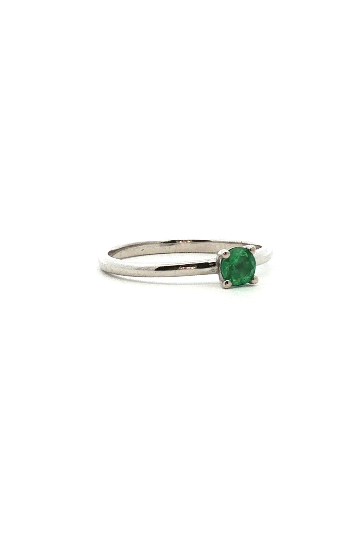 Anillo Solitario Esmeralda OB