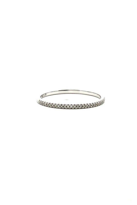 Anillo Sin fin Diamantes 14k