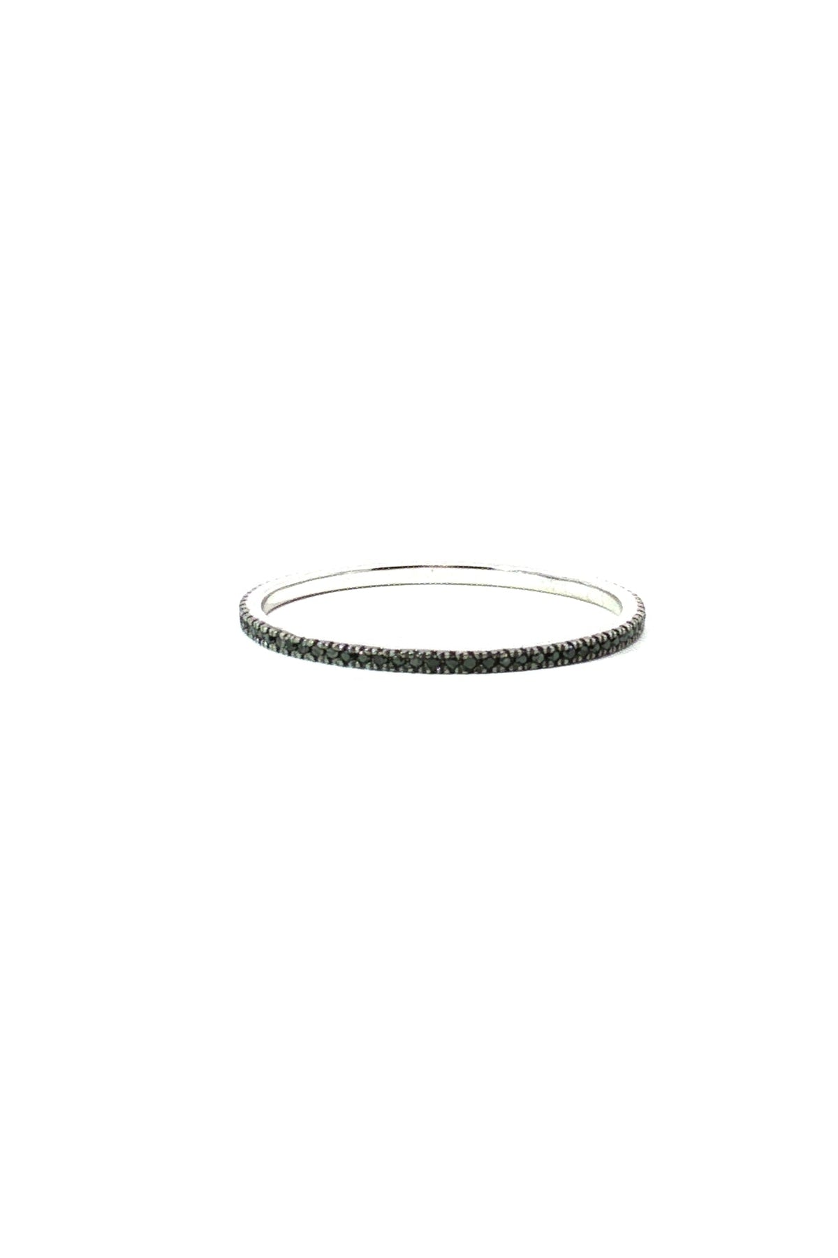 Anillo Sin fin Diamantes Negros