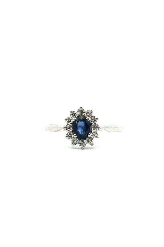 Anillo Zafiro Lady-Di 0.51ct