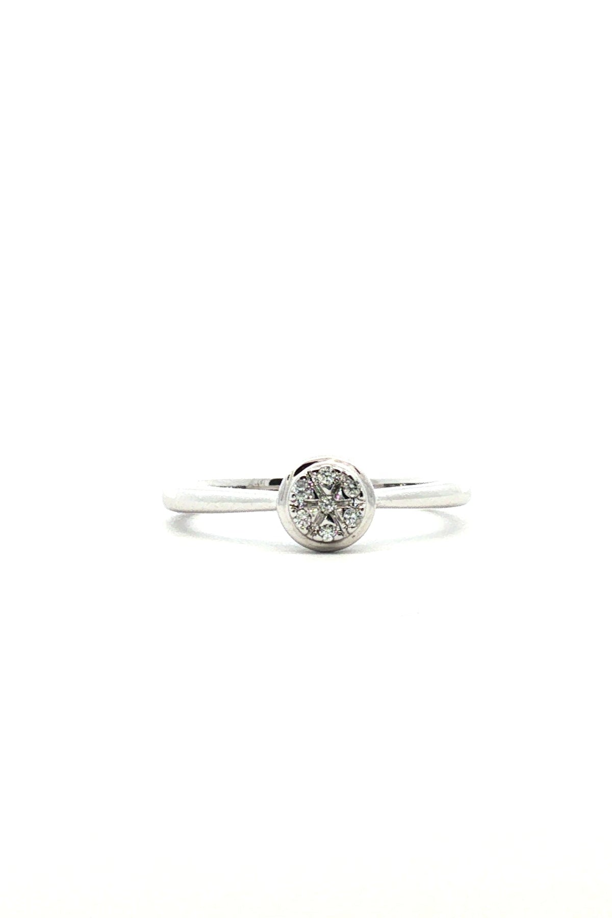 Anillo Tipo Solitario Diamantes