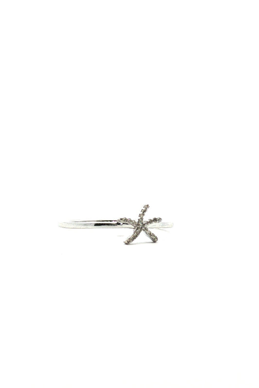 Anillo Estrella Mar Diamantes