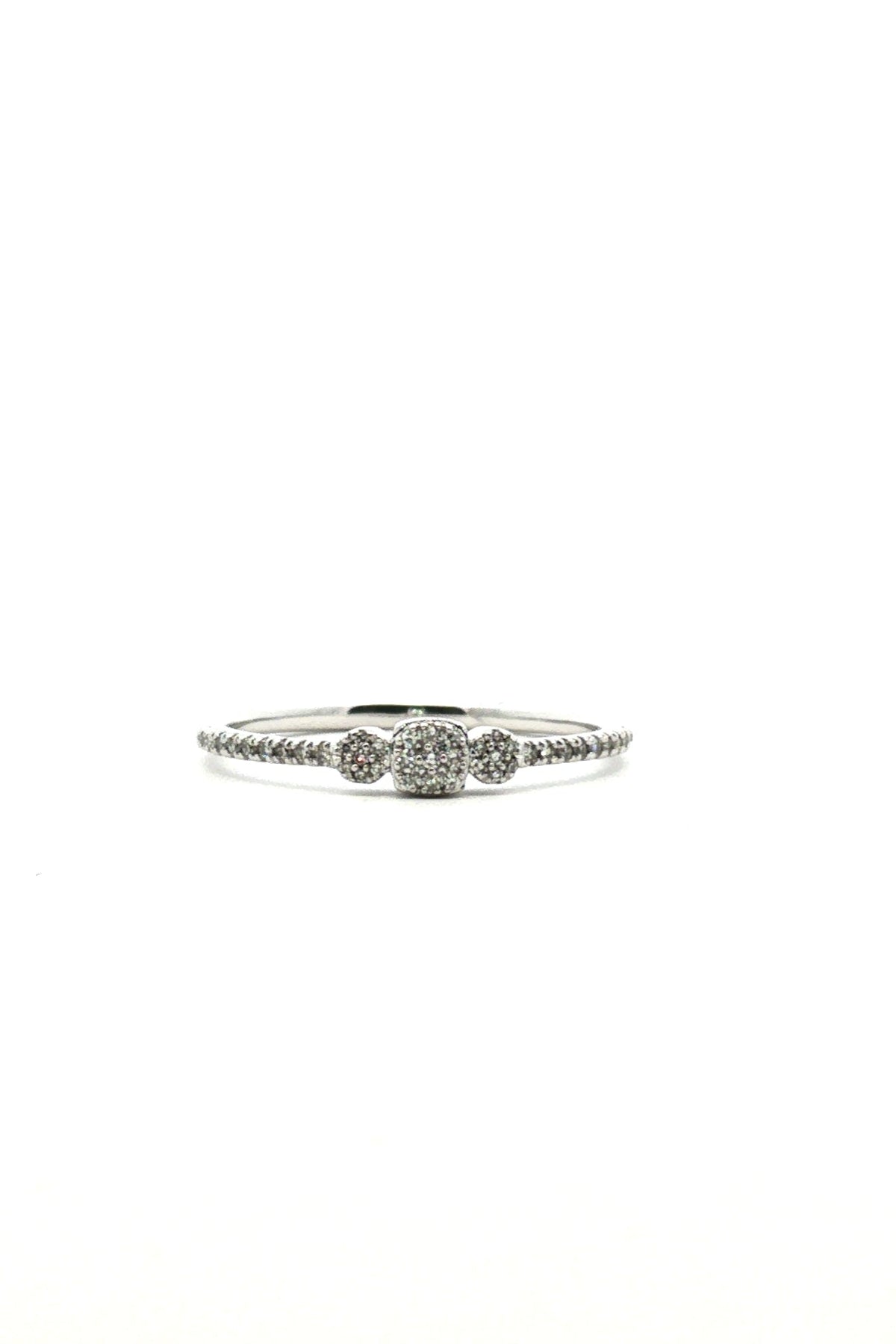 Tricillo Mini Cluster diamantes argolla