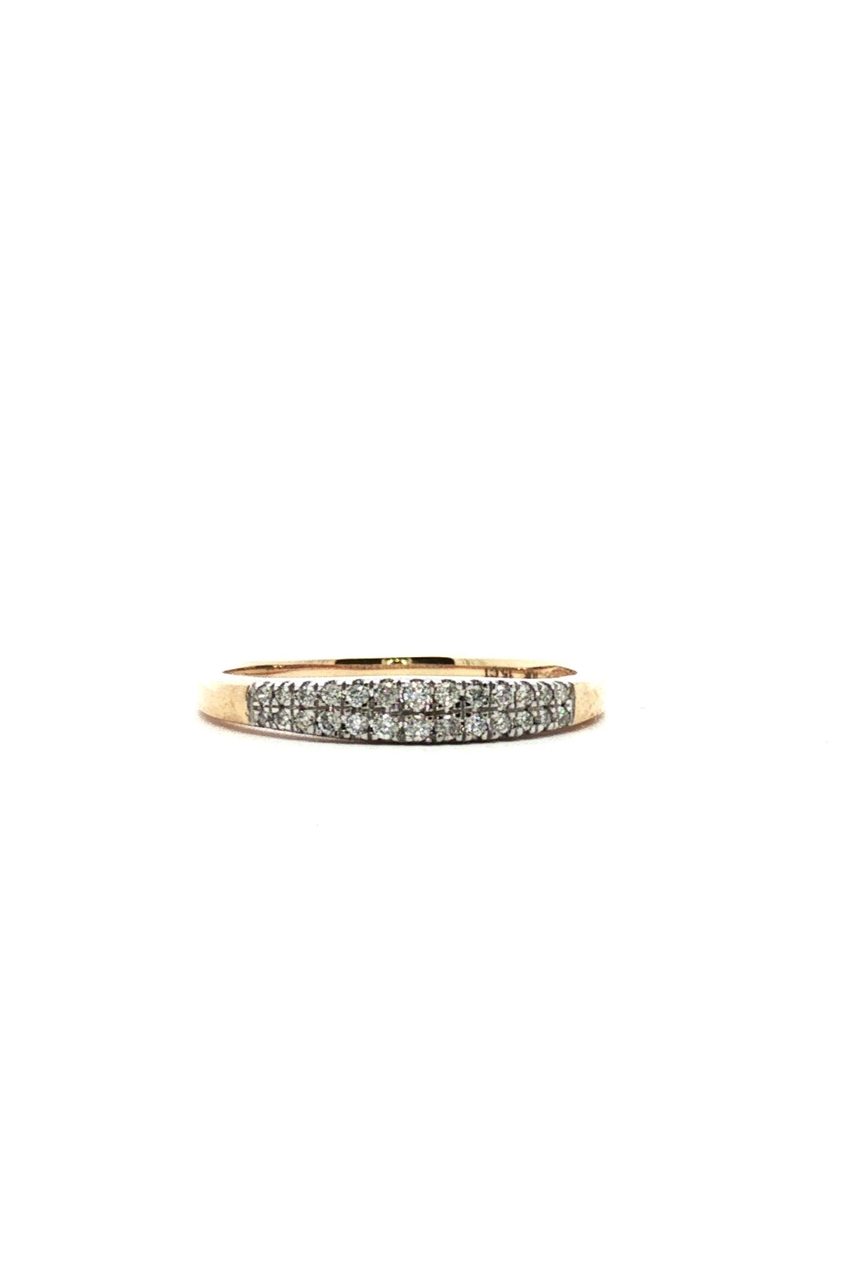 Cintillo Doble Diamantes en Degrade
