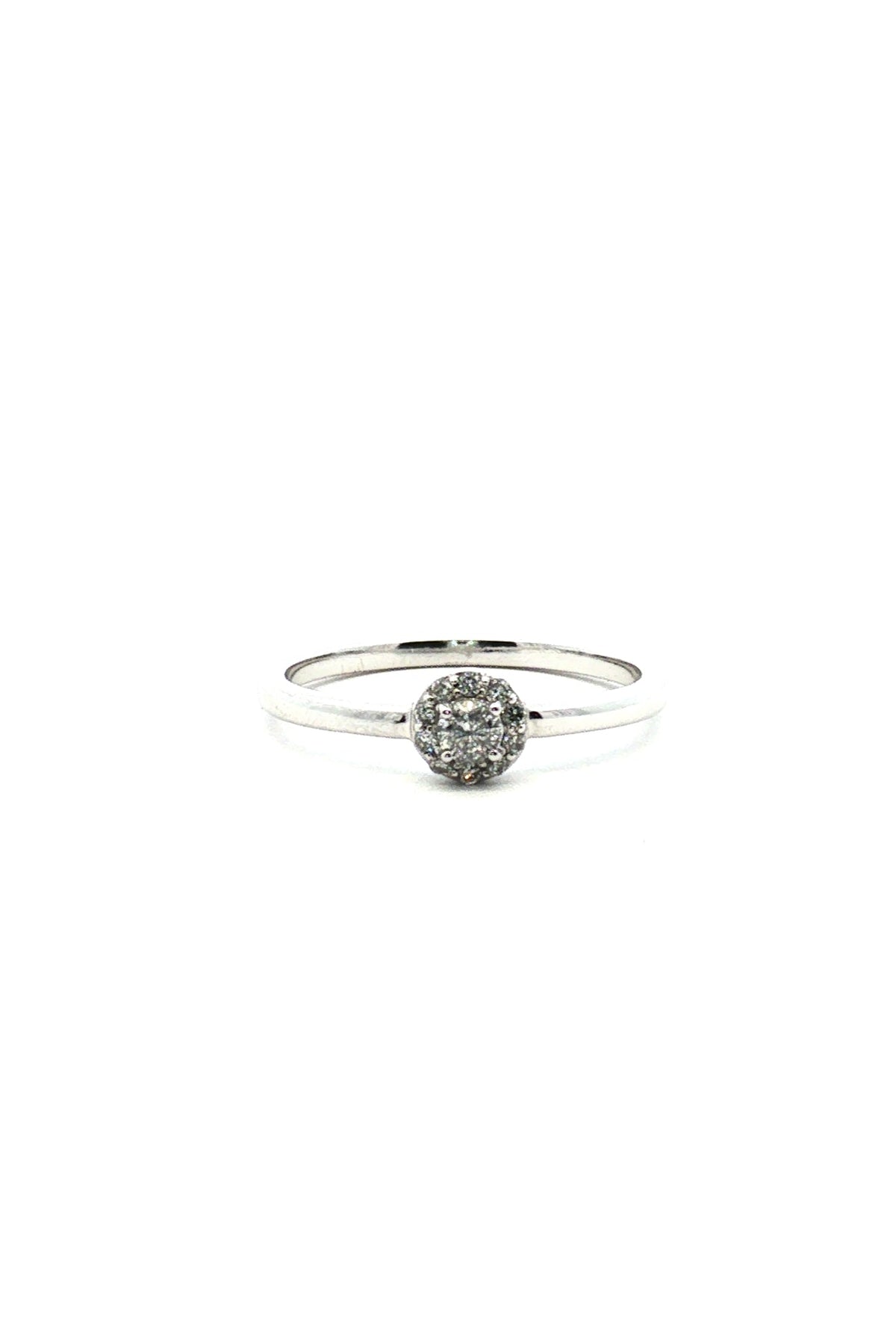 Anillo Solitario Halo