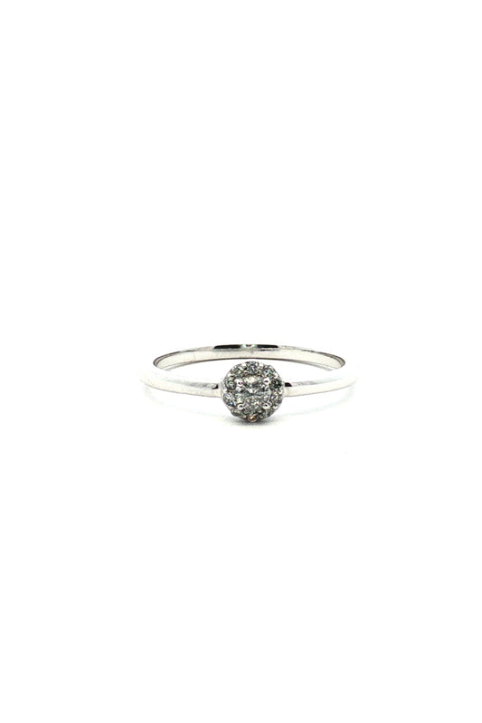 Anillo Solitario Halo