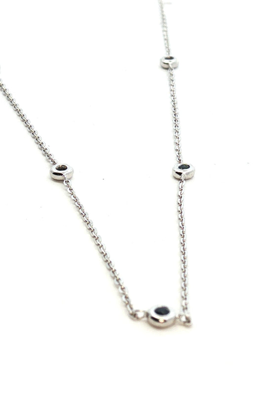 Collar Estaciones Zafiro Azul