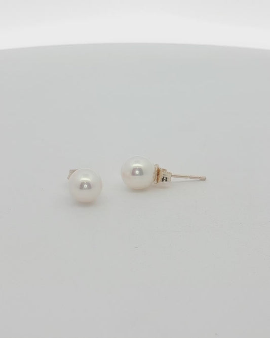 Aros Perla Natural 6mm