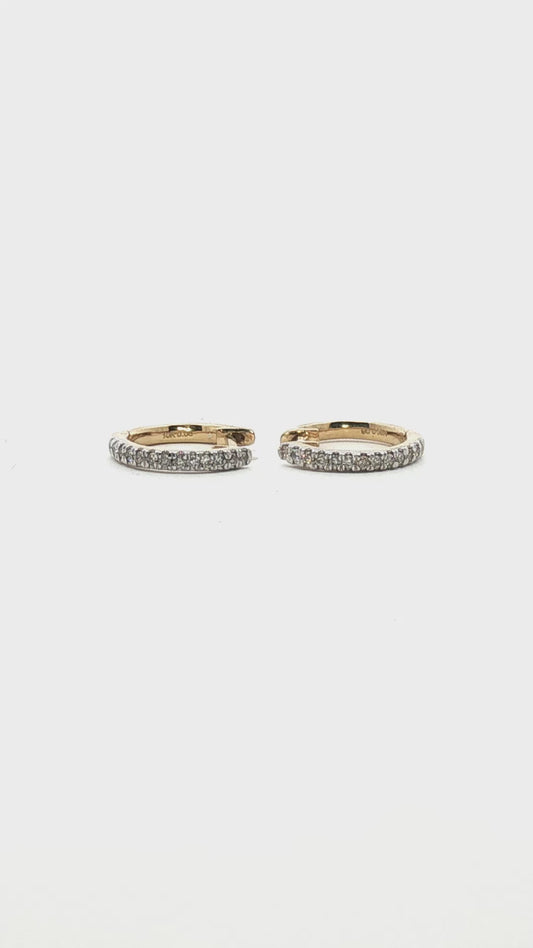Aros Argolla Diamantes M
