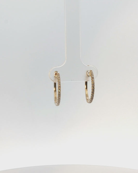 Aros Argollas Diamantes 0.25ct