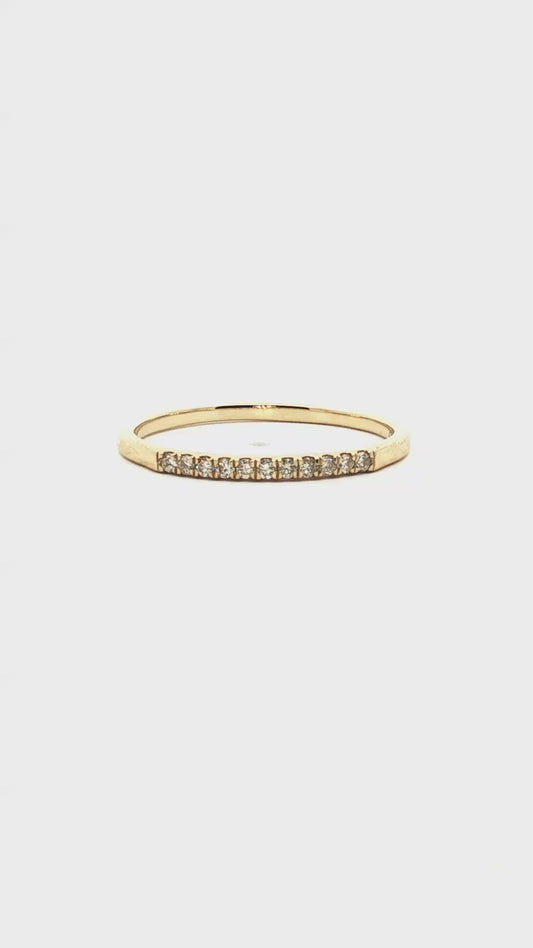 Anillo Cintillo Grifas 0.12ct