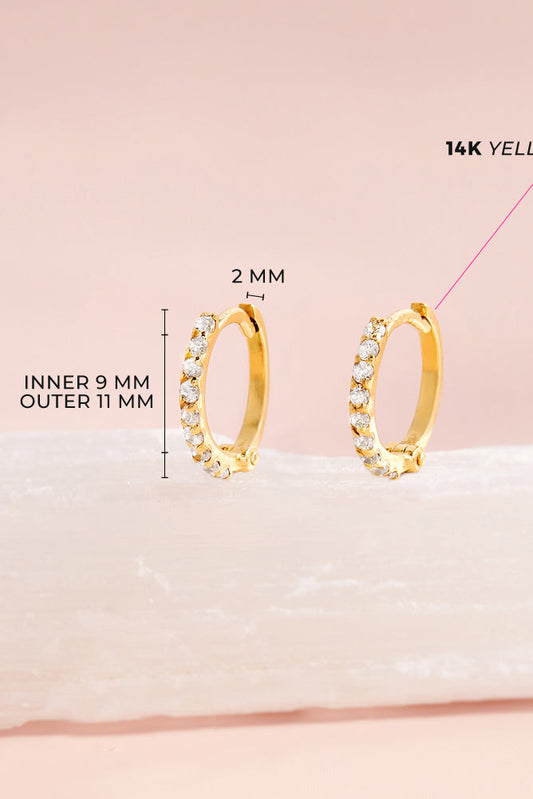 Aros Argollas Pavé Circones 0,9mm
