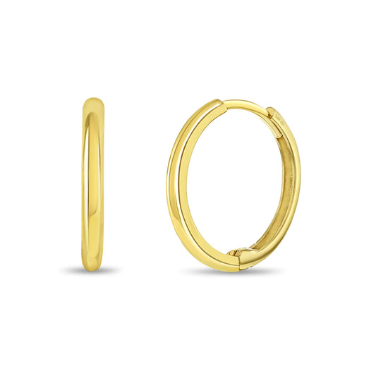 14k Gold The Perfect Tiny Hoop  Earrings Hoop - 7mm